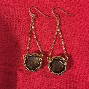 Gold/Black earrings